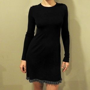 IISLI Chic black wool dress